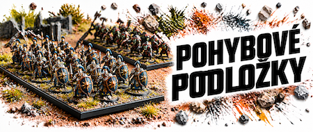 Pohybové podložky pre miniatúry a wargaming